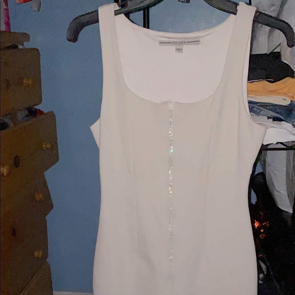 GUESS DIAMOND ZIP UP dress